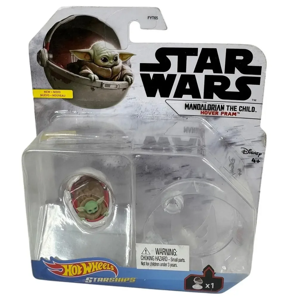 5 for $25| Hot Wheels Star Wars‎ Starships Mandalorian Baby Yoda the Child